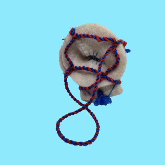 Bandleader Doll Hat Cap White Felt Miniature - Picture 5 of 8